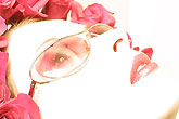 woman with sunglasses and roses