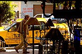 Shop and Tijuana street with man Mexico