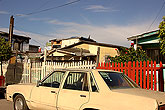 Tijuana huts and car Mexico