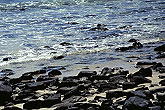 Sea & black stones  Australia