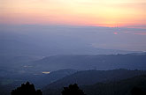 Bali landscape at sunset